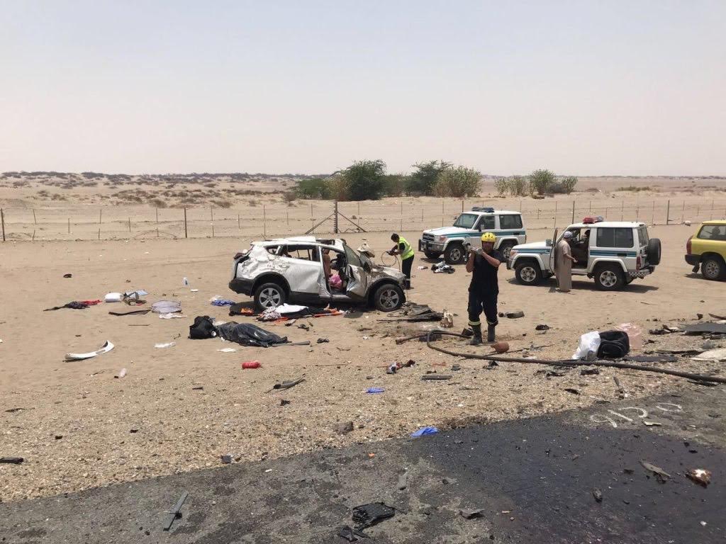 حادث تصادم مروع في جدة يقتل 9 أشخاص ويصيب 5 آخرين