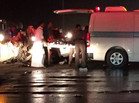 مصرع شخصين وإصابة اثنين آخرين في تصادم بـ”أبو عريش”