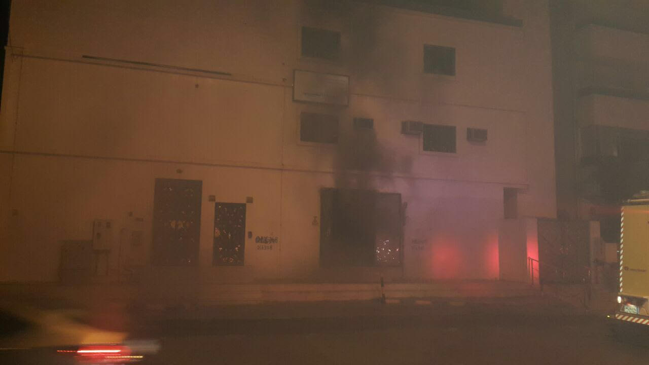 حادث حريق محطة كهرباء العنبرية بالمدينة المنورة  (4)