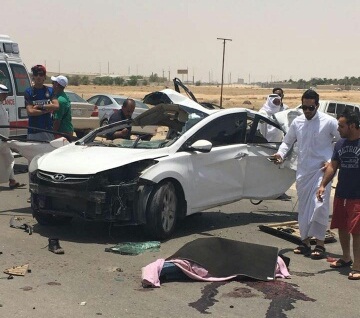 حادث سير بالأحساء (3)