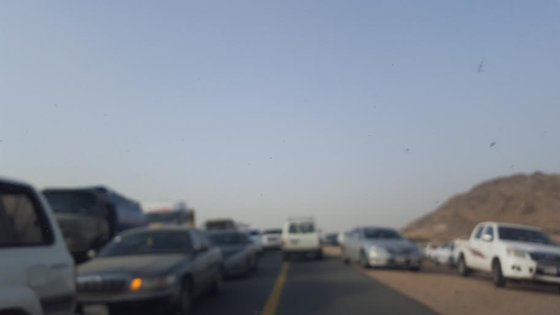 حادث مروع على طريق مركز ثربان3
