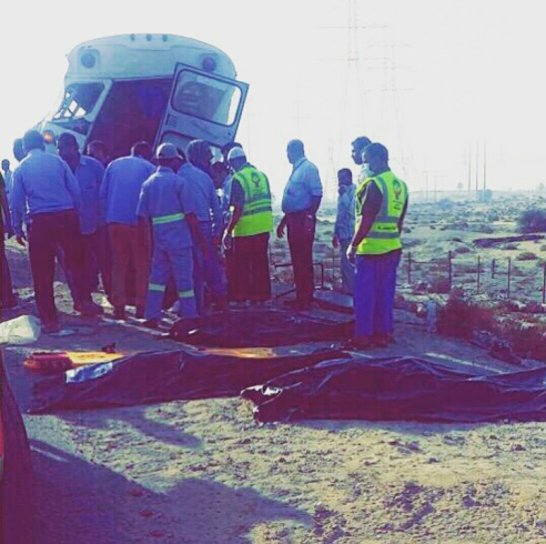 مستشفى #المانع يستقبل 44 مصابًا في “حادث الباص”
