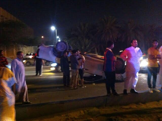 حادث مروري يصرع عشرينيًّا ويصيب آخر في #الأحساء‎