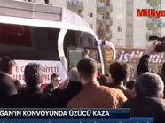 حافلة أردوغان تدهس حارسه الشخصي.. ماذا فعل الرئيس؟