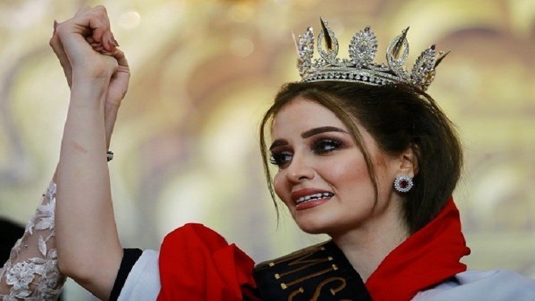 حرمان ملكة جمال العراق من لقبها بعد اكتشاف زواجها