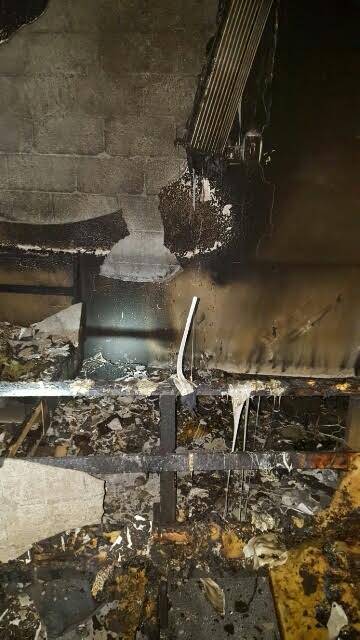 انفجار غاز يسبب حريقًا في منزلٍ بحي العوالي