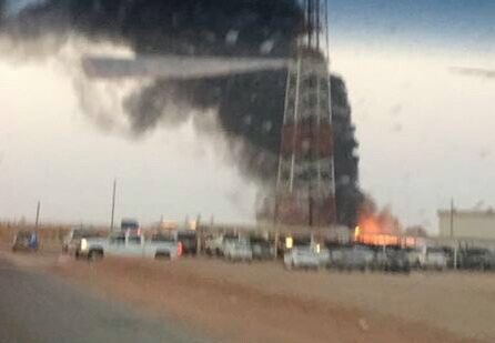 تفاصيل إصابة عددٍ من عمال #أرامكو بحريق خزان النفط بمنطقة الوسيع