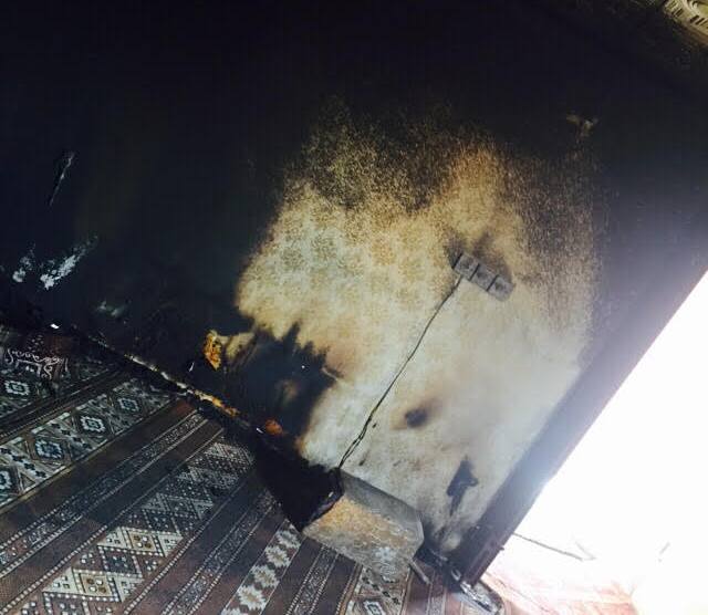بالصور.. مدني تربة حائل يُخمد حريقاً داخل استراحة