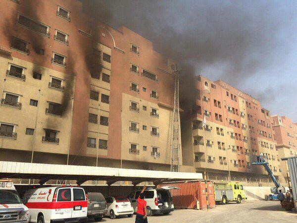 مدني #الشرقية يكشف تفاصيل حريق مجمع سكني لـ #أرامكو