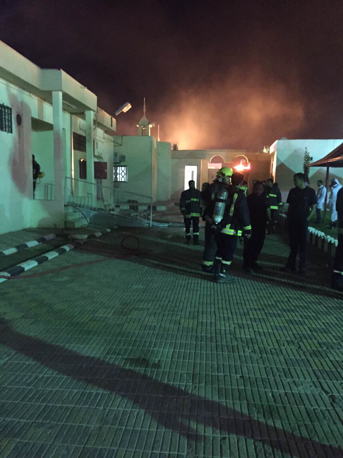 #الدفاع_المدني يكشف سبب حريق مستشفى النقاهة في #بيشة