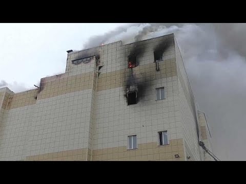 41 طفلاً ضمن قتلى حريق المركز التجاري الترفيهي بروسيا