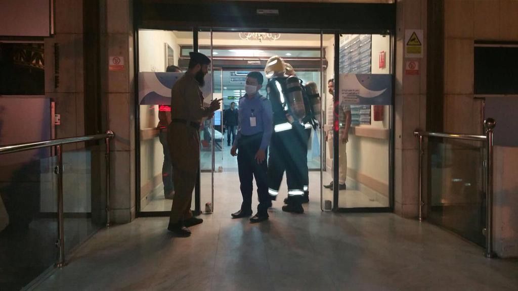 إخلاء 25 منومًا إثر حريق في مستشفى الحياة بـ #الرياض