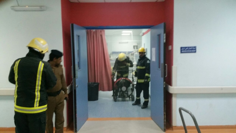 حريق مستشفى الحرث5