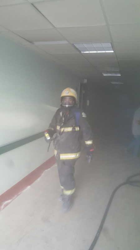 حريق مستشفى صامطة6