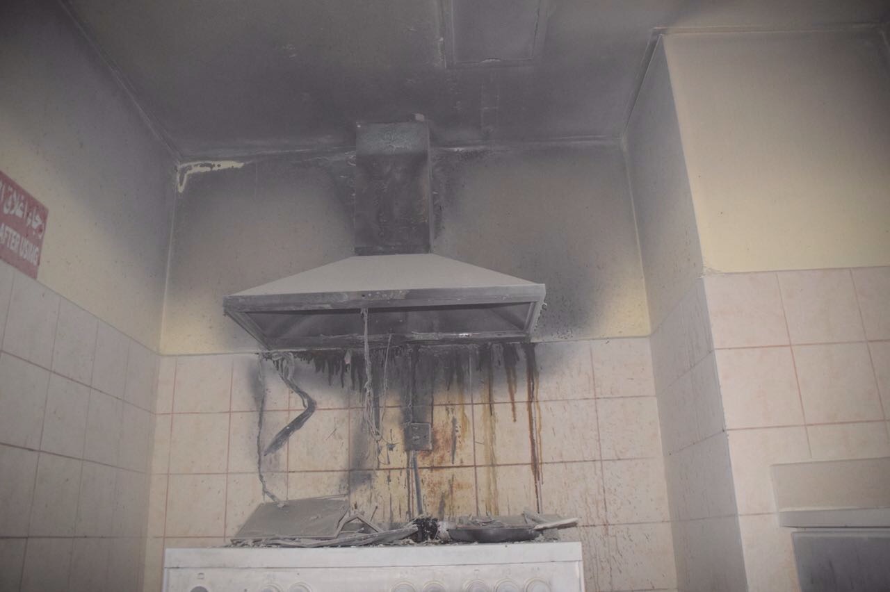 بالصور.. حريق يخلي 50 ممرضة بمستشفى الملك سعود في عنيزة
