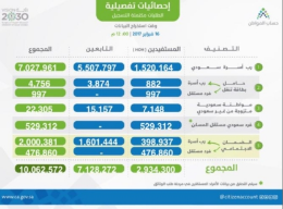 بالأرقام.. هؤلاء اكتمل تسجيلهم بنجاح في حساب المواطن حتى الآن