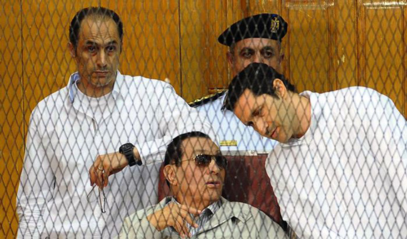 بدء محاكمة نجلي مبارك في قضية التلاعب بالبورصة
