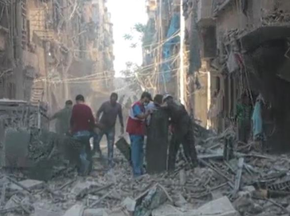 #حلب_تحترق يتصدر “تويتر”.. ومغردون: مات الضمير تحت أشلاء القتلى