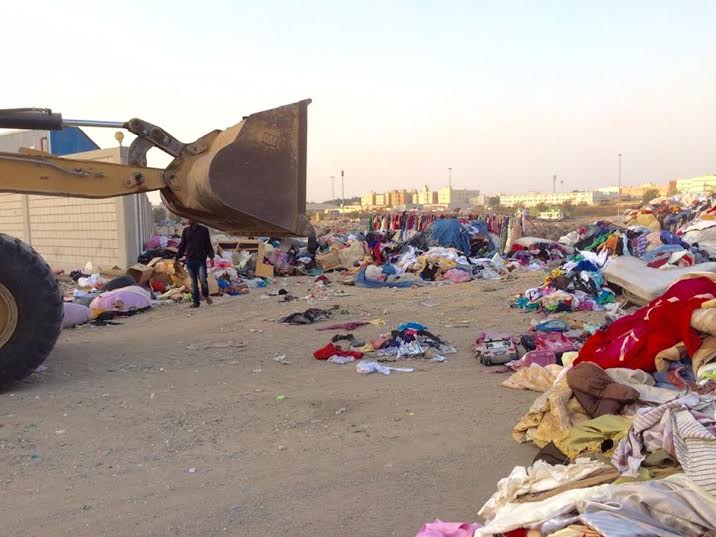 حملة على مباسط عشوائية في أسواق صواريخ #جدة