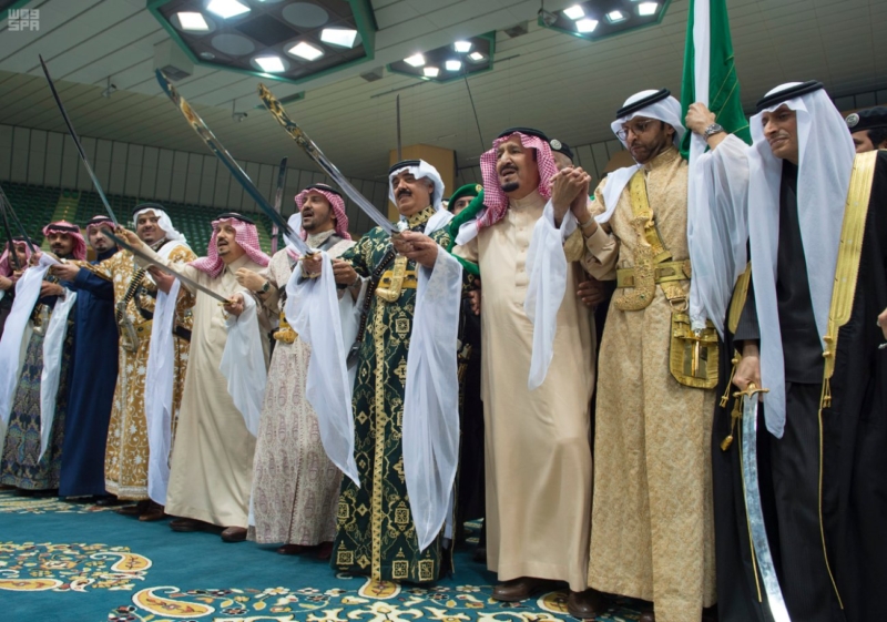 خادم الحرمين الشريفين يرعى حفل العرضة السعودية 26