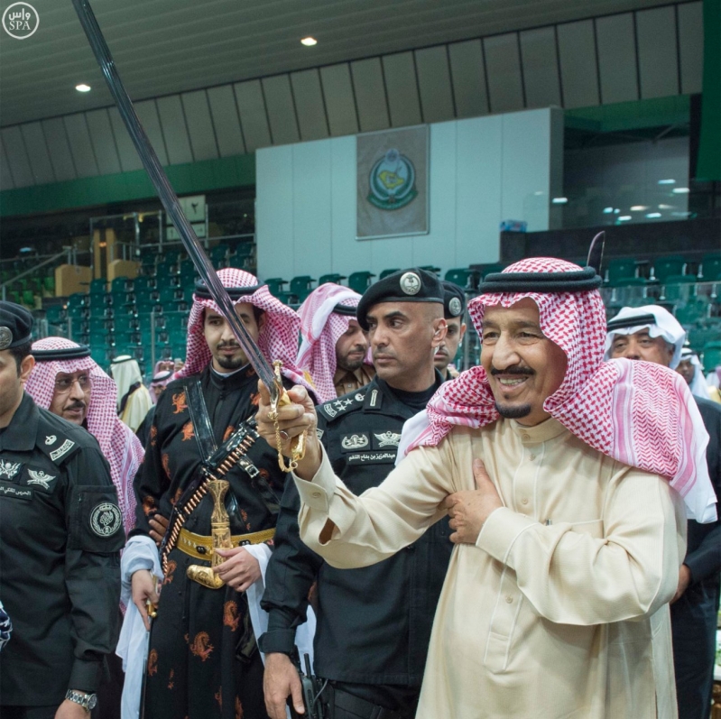 خادم الحرمين الشريفين يرعى حفل العرضة السعودية ضمن نشاطات المهرجان الوطني للتراث والثقافة في دورته الثلاثين 6