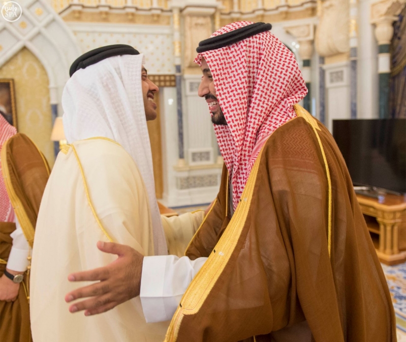 خادم الحرمين الشريفين يستقبل وزير الخارجية بدولة الإمارات العربية المتحدة4