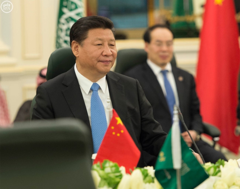 خادم الحرمين الشريفين يعقد جلسة مباحثات مع فخامة الرئيس الصيني3