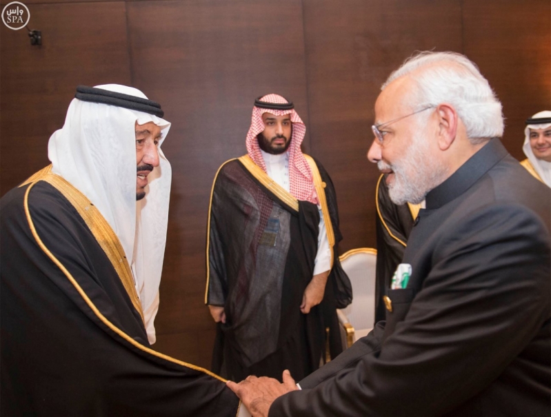 خادم الحرمين الشريفين يلتقي رئيس الوزراء الهندي على هامش قمة قادة دول مجموعة العشرين 2