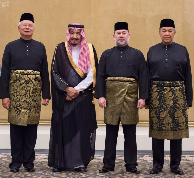 خادم الحرمين حفل عشاء ملك ماليزيا - واس (2)
