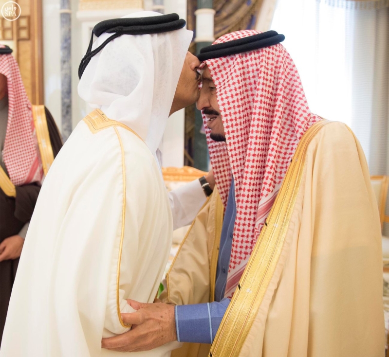 خادم الحرمين يتسلم رسالة من أمير دولة قطر2