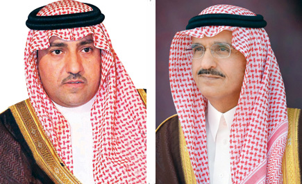 أمير الرياض ونائبه يستقبلان المهنّئين بقصر الحكم