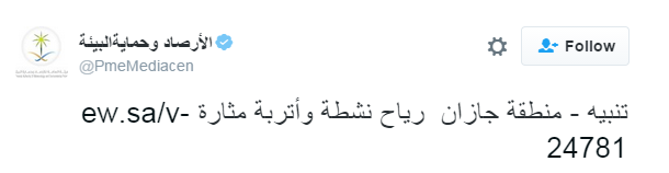 درجات الحرارة المتوقعة اليوم على المملكة (1)