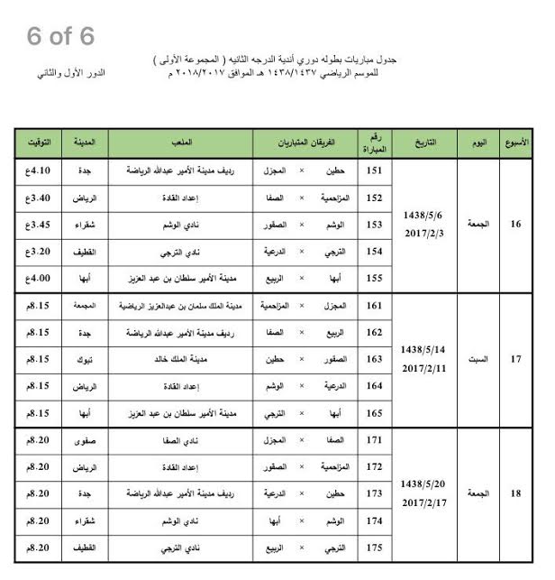 دوري الدرجة الثانية4