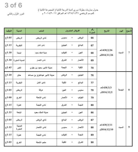 دوري الدرجة الثانية7