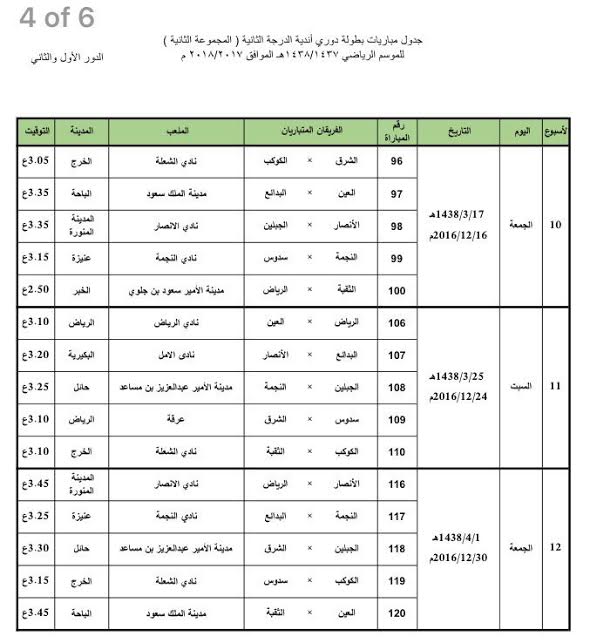 دوري الدرجة الثانية8