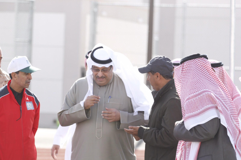 رئيس الاتحاد السعودي لألعاب القوى صاحب السمو الأمير نواف بن محمد يزور نادي ضمك