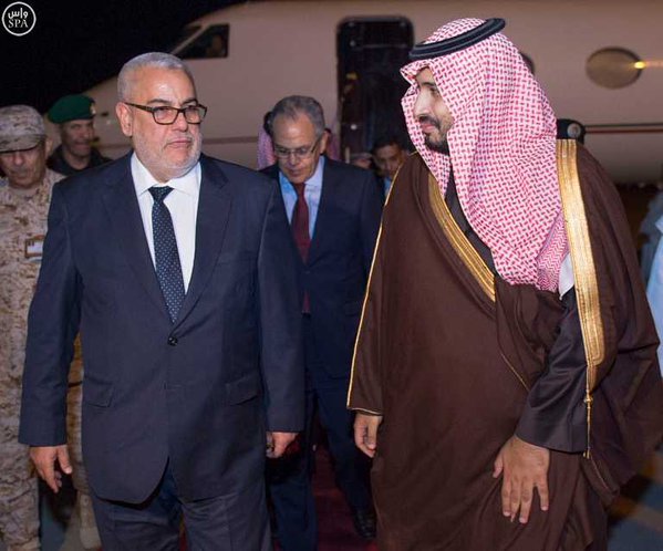 رئيس الحكومة المغربية يصل إلى #حفر_الباطن
