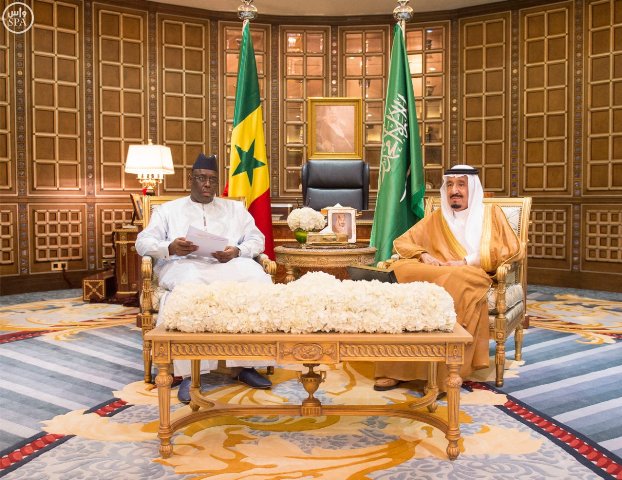 بالصور .. الرئيس السنغالي في ضيافة الملك