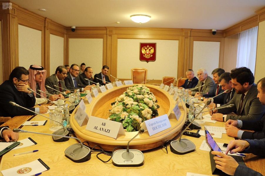 رئيس لجنة العلاقات الخارجية في مجلس الدوما الروسي يستقبل الجبير 
