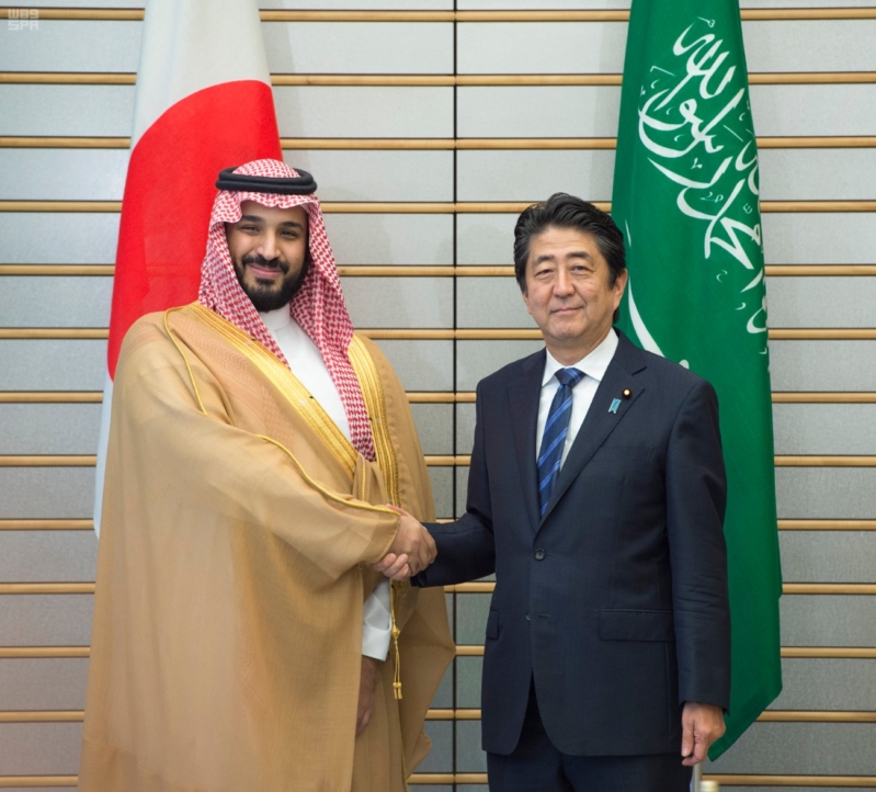 رئيس وزراء اليابان يستقبل ولي ولي العهد 9