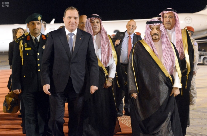 رئيس وزراء مملكة السويد يصل الرياض 1