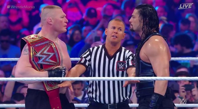 راسلمينيا 34‎ .. عودة أندرتيكر واحتفاظ ليسنر بلقب WWE الأبرز