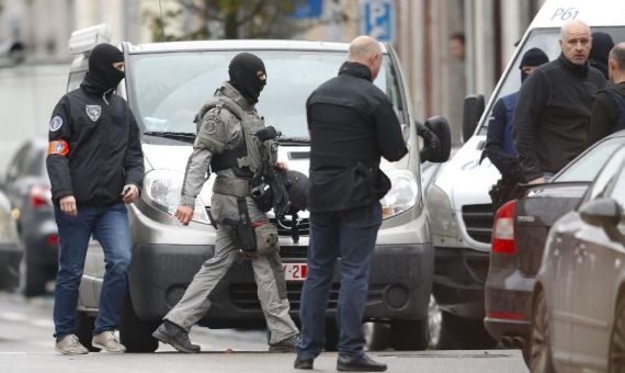 رجال أمن يقتحمون وزارة العدل البلجيكية بسبب “الأجور”