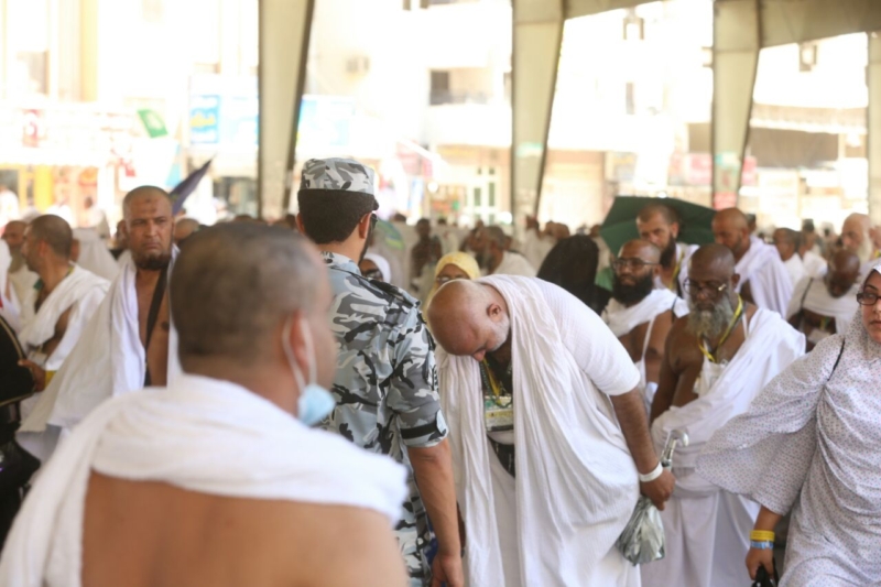 رجال الأمن في خدمة ضيوف الرحمن5