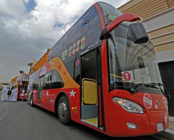 إطلاق الباص السياحي ضمن فعاليات مهرجان #جازان الشتوي