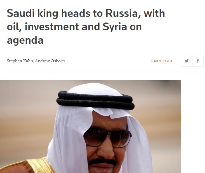 اهتمام عالمي بزيارة الملك سلمان إلى روسيا