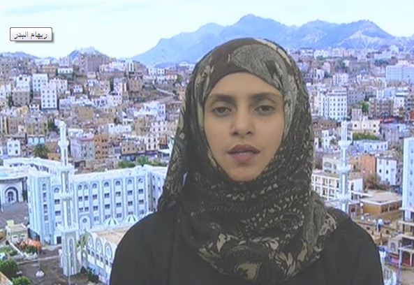 ريهام البدر يمنية قنصها الحوثي وهي توزع المساعدات الإنسانية