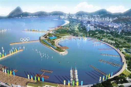 In this computer generated photo illustration released by Comite Rio 2016, the Marina da Glória is shown. The 2016 Olympics are going to Rio de Janeiro, putting the games in South America for the first time. (AP Photo/Comite Rio 2016) ** NO SALES **