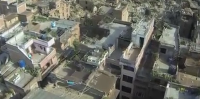 #تيوب_المواطن : طائرة توثّق حجم الدمار الذي خلفه زلزال نيبال