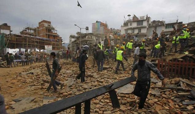 ارتفاع حصيلة زلزال نيبال إلى (5844) قتيلاً